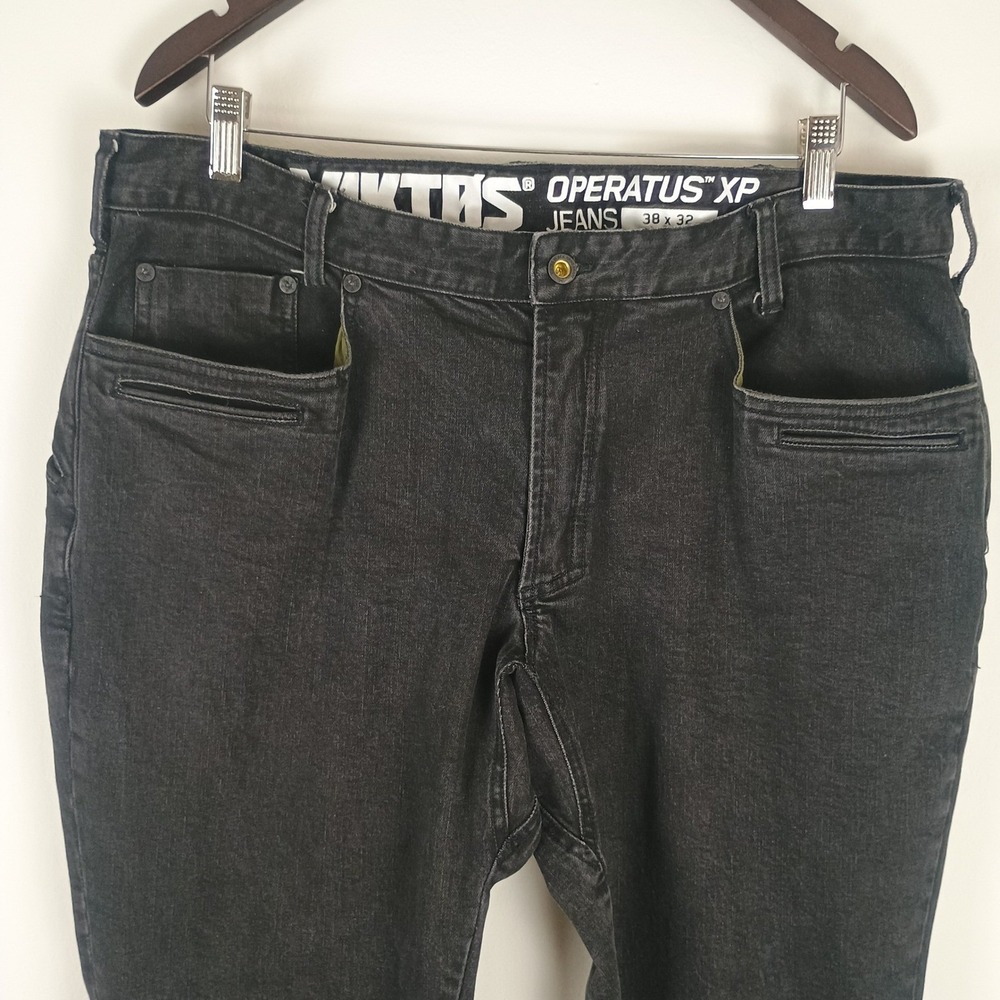 Viktos Operatus XP Tactical Jeans Mens 36x31 Black Denim Stretch EDC Military